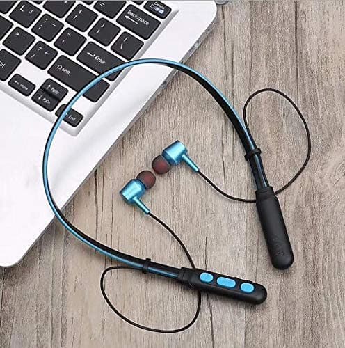 esportic B11 Wireless Bluetooth On Ear Neckband Earphone with Mic (Black)