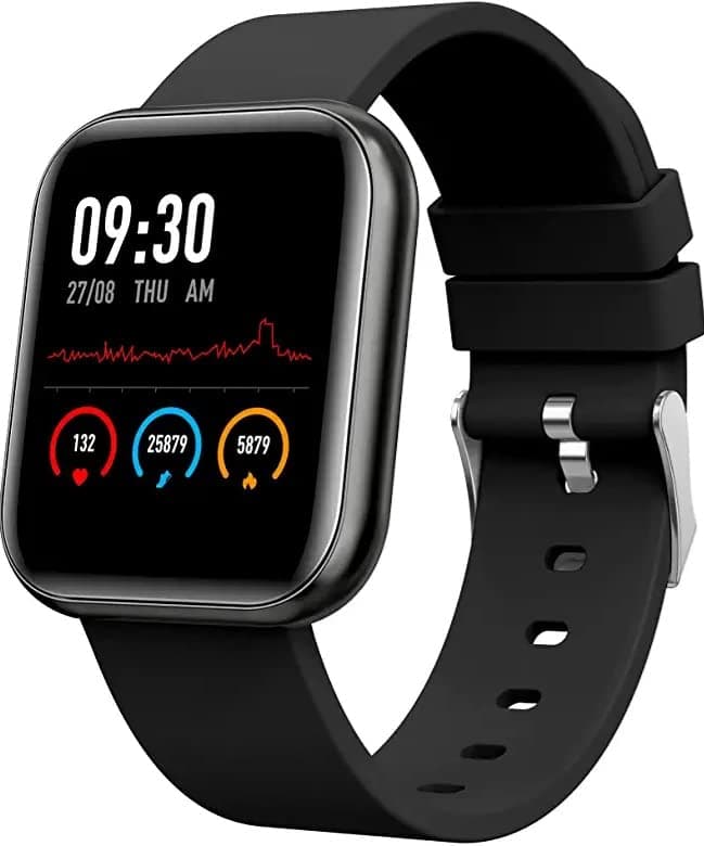 Mi Smartwatch ID16 Smart Watch for Men Women, Bluetooth Smartwatch Touch Screen Bluetooth Smart Watches for Android iOS Phones Wrist Phone Watch,Women - Black