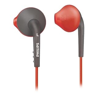 Philips SHQ1200 ActionFit Sports In-Ear Headphones, Orange and Grey
