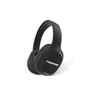 (Renewed) Blaupunkt BH21 Bluetooth Over-The -Ear High Bass HD Sound Wireless Headphone with Turbo Bass Equaliser Mode, Super Soft Protein Over-The Ear Cushions, 24 Hours Battery Life