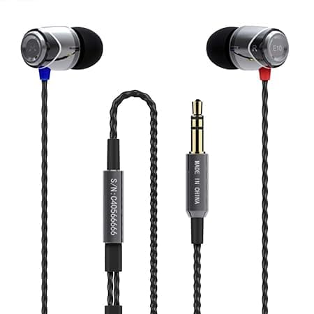 SoundMAGIC E10 in-Ear Earphone Black (Gray) Mobile Accessories
