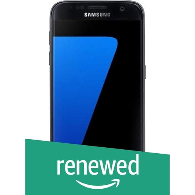 (Renewed) Samsung Galaxy S7 (Black Onyx, 32GB) Smartphones