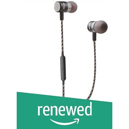 (Renewed) Ant Audio H21 Bluetooth Headset (Black) Headphones