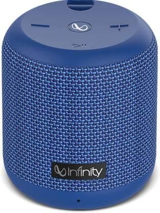 INFINITY by Harman Fuze 99 4.5 W Deep Bass Sound with Dual Equalizer and Water Proof Bluetooth Speaker (Blue)