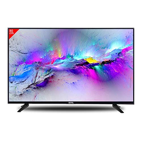 DETEL 80 cm (32 Inches) Full HD LED TV DI32WIPF (Black) (2018 Model)