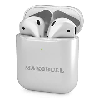 Maxobull Explosive Bass, Extra Long Battery 540mah True Wireless 2 Earbuds/Headphone with Wireless Charging Support, with Music Upto 15hrs and Touch Control and Voice Assistance