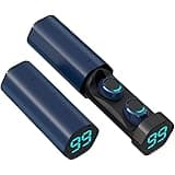 Sounce T2 Bluetooth Wireless Earphones/Earbuds with 60hrs Playtime, 5.0 Bluetooth in-Ear Running Headphones IPX5 Waterproof