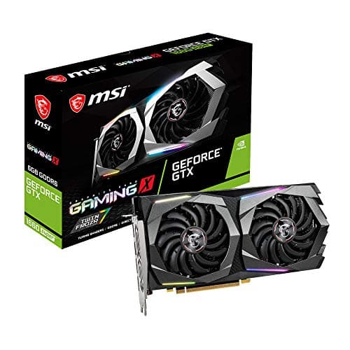 MSI Gaming GeForce GTX 1660 Super 192-bit HDMI/DP 6GB GDRR6 HDCP Support DirectX 12 Dual Fan VR Ready OC Graphics Card (GTX 1660 Super Gaming X)