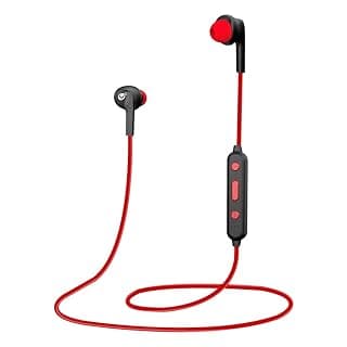 CLEF N100BT in Ear Wireless Earphones with MIC - RED