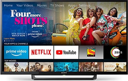 Sony Bravia 80 cm (32 inches) HD Ready LED TV KLV-32R302G (Black) | With Amazon Fire Stick at Zero Cost