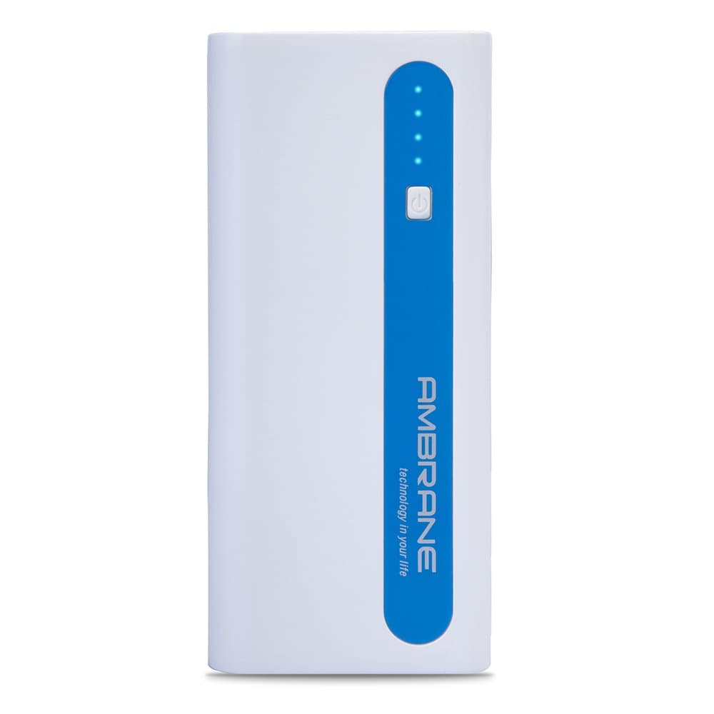 Ambrane 13000 mAh Power Bank P-1310 (White-Blue) Power Banks