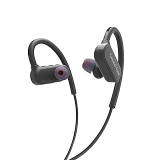 Sound One SP-40 Sports Bluetooth Earphones with Mic and Carry Case (Black)