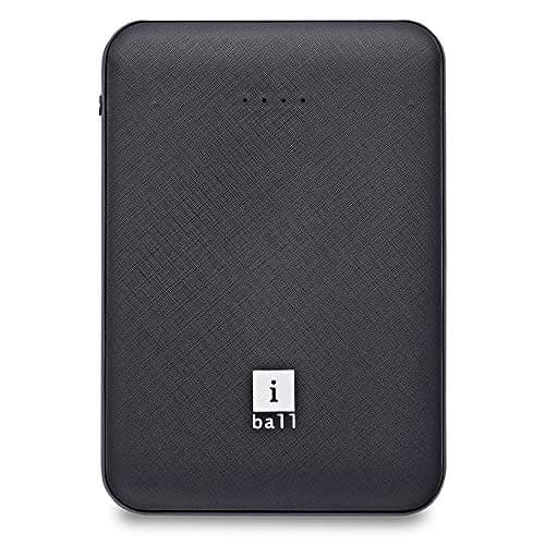 iBall 5000 mAh, Powerbank (IB-5000LPS), Dual USB Output, Black
