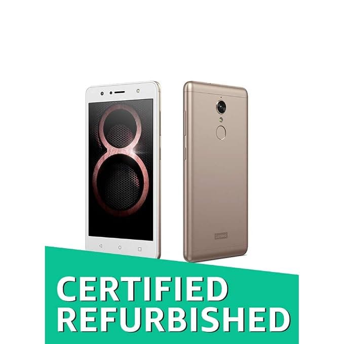 (Renewed) Lenovo K8 (Fine Gold, 32GB) Smartphones