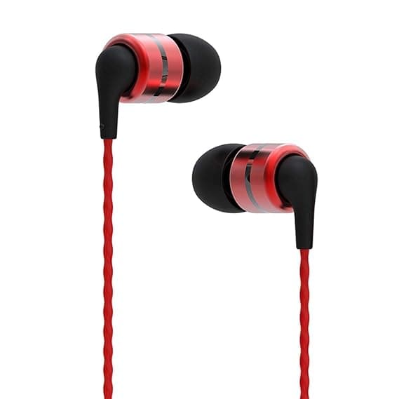 Soundmagic E80 In-Ear Headphones (Red) In-Ear Headphones