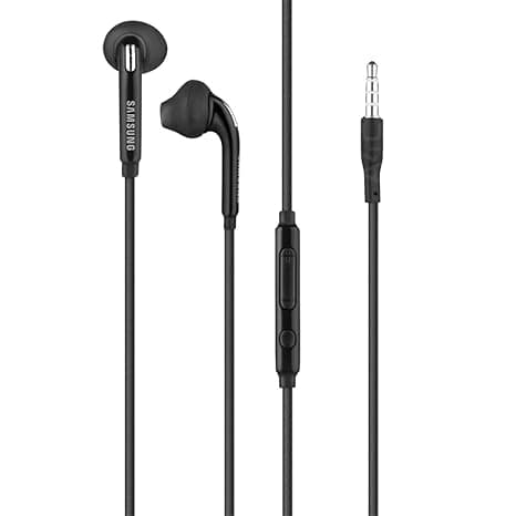 Samsung 3. 5 mm Sound Stereo Earbud Headphones for Galaxy S5 S6 S6 Edge + Note 4 5 In-Ear