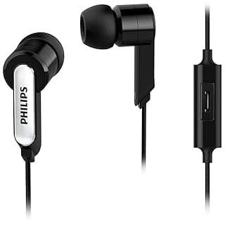 Philips SHE1405BK/94 In-Ear Headphone Headset With Mic - Black