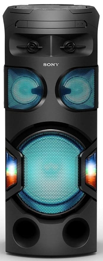 Sony MHC-V71D High Power Portable Party Music System with 360-Degree Light (Black) Multimedia Speaker Systems