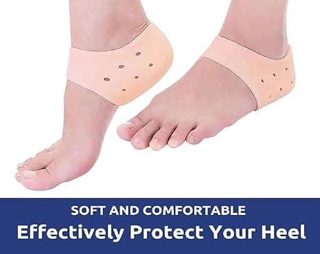 IZZORI Silicone Gel Heel Socks for Dry Hard Cracked Heel Repair Pad, Swelling & Pain Relief, Cushion Support, Foot Care, Ankle Protection, Plantar