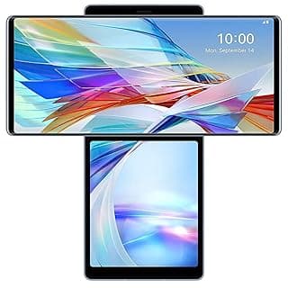 (Renewed) LG Wing (Illusion Sky, 128 GB) (8 GB RAM)- Versatile Multi-Screen, Charger Included