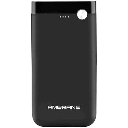 (Renewed) Ambrane PP-150 15000mAH Lithium Polymer Power Bank (Black) Power Banks