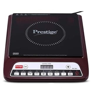 Prestige PIC 20 1200 Watt Induction Cooktop with Push Button (Maroon)