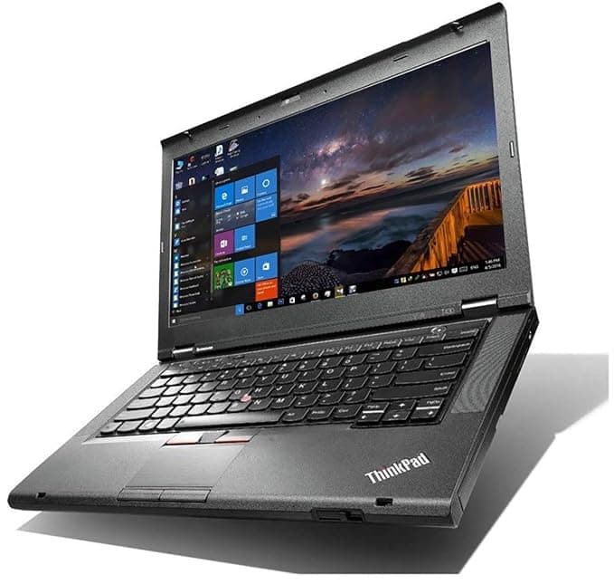 (Renewed) Lenovo T430s (Slim) Thinkpad 14 Inch Screen Laptop (Intel Core i5 - 3320m /8 GB/500 GB HDD/Windows 10 Pro), Black Laptops