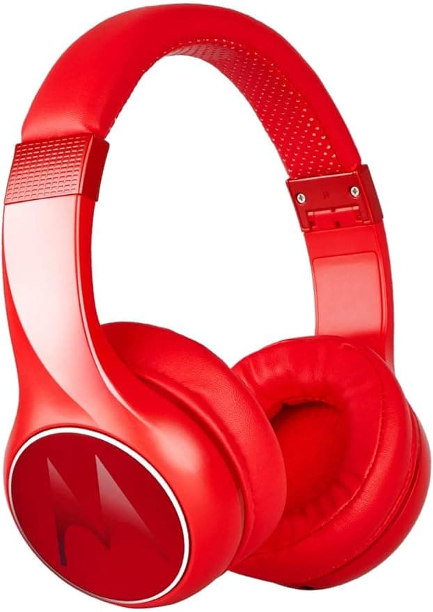 Motorola Escape 220 Over-The-Ear Bluetooth Wireless Headphones - HD Sound, Built-in Microphone, 23-Hour Play Time, Noise Isolation - Foldable & Compac