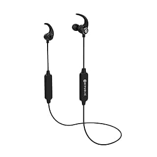 Nu Republic Jaxx 4 in-Ear Wireless Earphones with Deep Bass, BT V5.0, 10mm Dynamic Drivers,Up to 8hrs Battery Life,Voice Assistant/Siri with in-Built Mic-Black