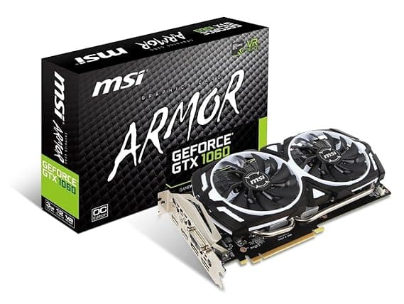 MSI GEFORCE GTX 1060 Armor 3G Graphics Cards