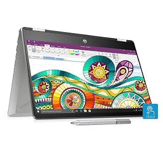 (Renewed) HP Pavilion x360 dh0045TX 2019 14-inch Laptop (8th Gen i7-8565U/16GB/512GB SSD/Windows 10 Home/2GB Graphics), Natural Silver