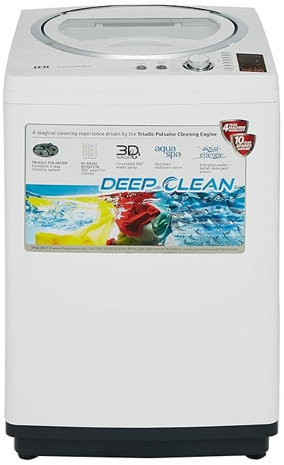 IFB 6.5 kg Fully-Automatic Top Loading Washing Machine (TL- RCW 6.5 Kg Aqua, Ivory White)