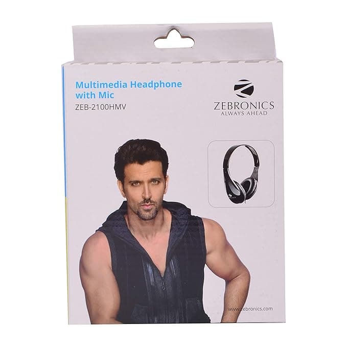 Zebronics ZEB-2100HMV Computer Headphone PC Headsets