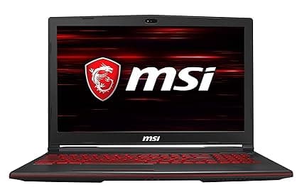 MSI Gaming GL63 9SC-216IN Intel Core i7-9750H 9th Gen 15.6-inch Gaming Laptop(8GB/1TB HDD + 128GB NVMe SSD/Windows 10 Home/GTX 1650, 4GB Graphics/Blac