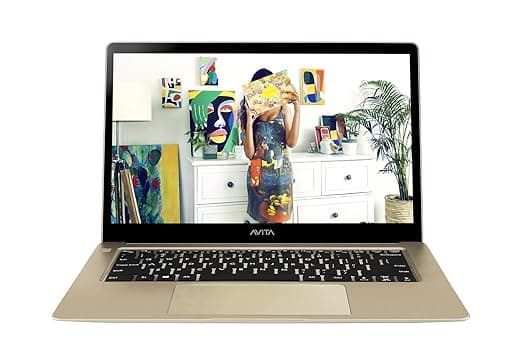 AVITA LIBER NS13A1IN015P 13.3-inch FHD Ultra Slim & Light (Core i5-7th Gen/8GB/512GB SSD/Windows 10 Home/Integrated Graphics/1.37 kg), Champange Gold