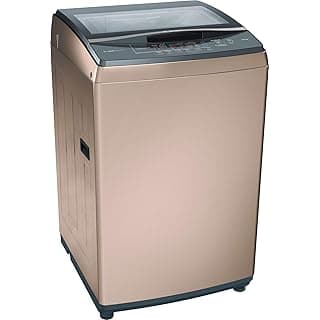 Bosch 8 kg Fully-Automatic Top Loading Washing Machine (WOA802R0IN, Champagne)