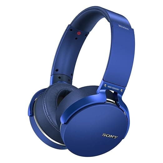 Sony MDR-XB950B1 On-Ear Wireless Extra BASS Headphones (Blue) On-Ear Headphones