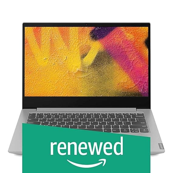 (Renewed) Lenovo Ideapad S340 Intel Core i3 10th Gen 14 inch FHD Thin and Light Laptop (8GB/256GB SSD/Windows 10/MS Office/Platinum Grey/1.55Kg), 81VV