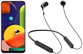 Samsung Galaxy A10s + Samsung Wireless Earphone with Flexible Neck Band Bluetooth Headsets