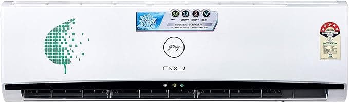 Godrej 1.5 Ton 5 Star Wi-Fi Inverter Split AC (GIC 18 CAH 5 GWQG White) Air Conditioners