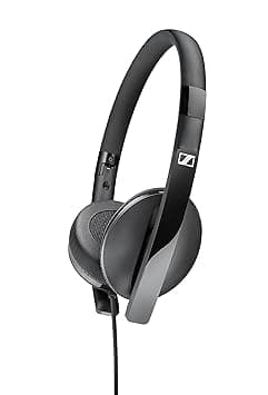 (Renewed) Sennheiser HD 2.20s Headphones (Black) Over-Ear