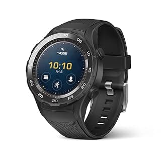 Huawei Watch 2 Sport Smartwatch - Ceramic Bezel - Carbon Black Strap (US Warranty)