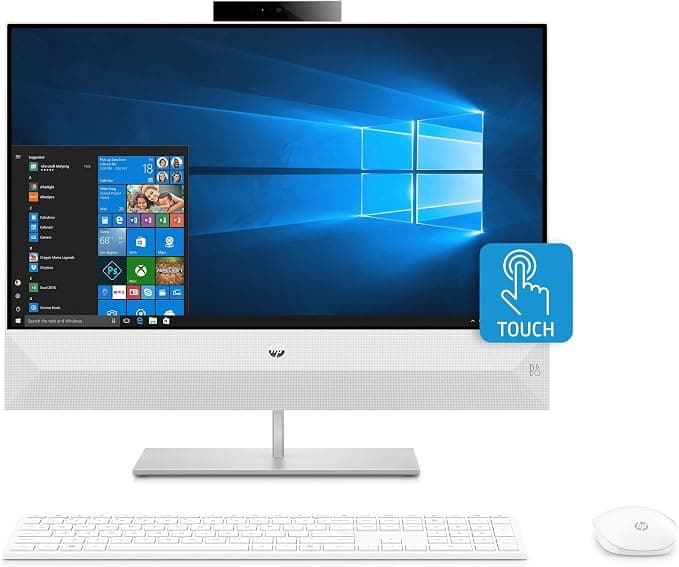 HP Pavilion All-in-One - 24-qb0052in Desktop PC (Intel Core i5-8400T Processor | 8GB RAM | 1TB HDD | Windows 10 Home | 4GB Graphics | Touch Screen) -