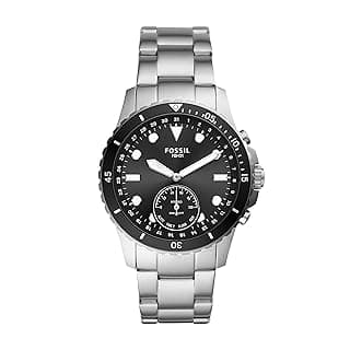 Fossil Fb-01 Hybrid Smartwatch Analog Black Dial Men's Watch-FTW1197