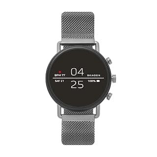 Skagen Falster 2(4omm, Black) stainless steel Touchscreen Unisex Smartwatch with Heart Rate, GPS, Music storage and Smartphone Notifications - SKT5105