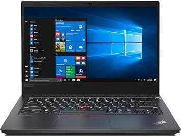 (Renewed) Lenovo ThinkPad E14 Intel Core i3 10th Gen 14-inch Full HD Thin and Light Laptop (4GB RAM/ 256GB SSD/ Windows 10 Home/ Black/ 1.77 kg), 20RA