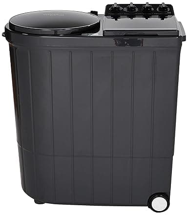 Whirlpool 9 Kg Semi-Automatic Top Loading Washing Machine (ACE XL 9.0, Full Body Grey, 3D Scrub Technology) Washing Machines & Dryers