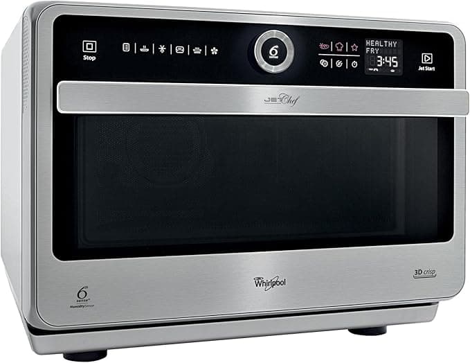 Whirlpool 33 L Convection Microwave Oven (HWS Crisp Steam 50013, Inox) (Silver) Microwave Ovens