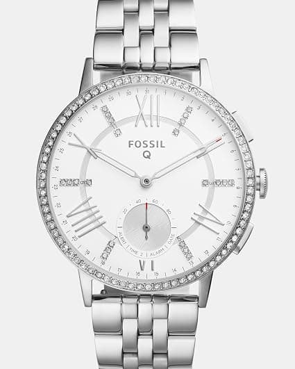 Fossil Q Gazer Hybrid Silver Stainless Steel Smartwatch