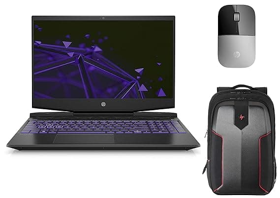 HP Pavilion Gaming Core i5 9th Gen (8GB/1TB HDD + 256GB SSD/Win 10/NVIDIA GTX 1050 4GB Graphics) 15-dk0045TX & Z3700 Wireless Mouse & Omen Gam
